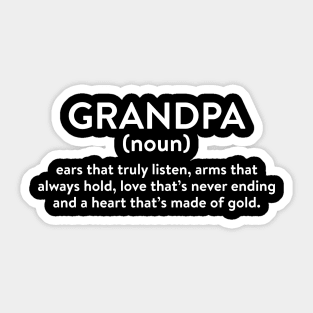 Fathers Day 2018 Great Grandpa Definition T Shirt Great Grandpa Being A Grandpa Sticker